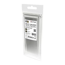 Entac kábelkötegelő 300x4,8 mm fehér gyorskötöző ECT-4.8-300-W