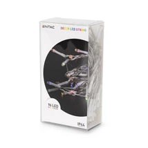 Entac karácsonyi fényfüzér időzítővel 7m 96 LED színes IP44 ECL-96MC-T