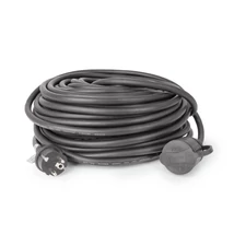 Entac lengő hosszabbító gumikábellel 40m fekete H07RN-F 3x2,5mm2 IP44 ESEC44G-40