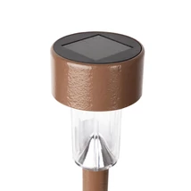 Entac napelemes kerti szolár lámpa leszúrható barna 360mm 1 LED IP44 EGSL-SS1LC36-B-PDQ