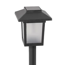 Entac napelemes kerti szolár lámpa leszúrható fekete láng effekttel 325mm 10 LED IP44 EGSL-P10LF-32.5