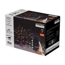 Entac Smart karácsonyi LED fényfüzér 9m 120LED színes IP44 ECL-120-TY-MC