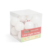Family LED fényfüzér hóember 10 LED 1,1 m meleg fehér 3xAA 58222A