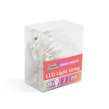 Family LED fényfüzér jégkristály 2,3 m 20 LED multicolor 3xAA 58215