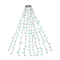 Family LED karácsonyfa fényfüzér 1,9 m 120 LED, hideg fehér IP44 58931