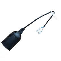 Foglalat E27-301+sorkapocs fekete 321397