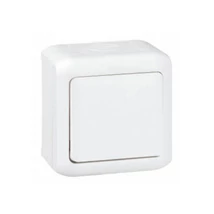 Forix IP44 falon kívüli egypólusú nyomó 6 A - 250 V~ fehér