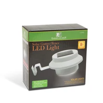 Szolár ereszcsatorna / kerítés fény 3 LED-del - fehér 11445