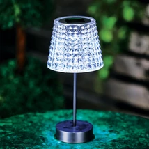 Garden Of Eden napelemes szolár asztali lámpa átlátszó 1 LED IP44 13005A