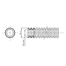Gégecsö lépésálló 25-ös behúzószálas 75m