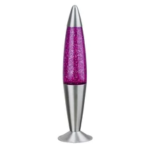 R.4115 Glitter lávalámpa E14 25W lila