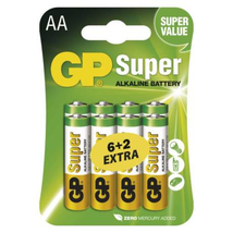 GP ceruza elem super  6+2db AA