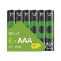 GP ReCyko Pro NiMH tölthető akkumulátor HR03 AAA mikro ceruza 800mAh B2618V
