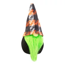 Halloween skandináv manó 16 cm zöld 58136B