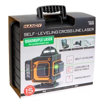 Handy lézeres szintező szett zöld lézerrel 10058