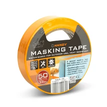 Handy maszkolószalag 50mx24mm hőálló narancssárga 11061