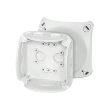 Hensel kötődoboz falon kívüli 93x93x62 mm szürke IP66 EnyCase DK 0200 GZ