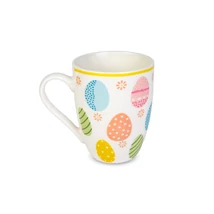 Húsvéti dekoráció porcelán bögre 340 ml CMK-7826