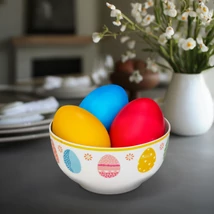 Húsvéti dekoráció porcelán tál 500 ml CMK-7802