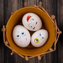 Húsvéti dekoráció tojás matrica szett CMK-0106