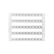 IMO sorkapocs jelölő címke 101-150 fehér 5x5 mm MT5-101-150