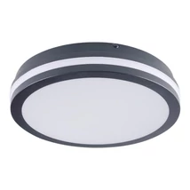 Kanlux Beno LED mennyezeti lámpa kerek fekete 24W 1920lm 4000K IP54 mozgásérzékelővel 33345