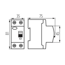 Kanlux Fi 2P 25A 30mA A    23188