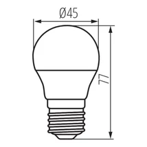 Kanlux IQ-LED izzó E27 5,9W 806lm 2700K G45 36697
