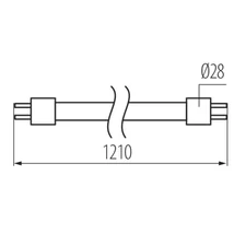 Kanlux LED fénycső T8 18W 4000K 2610lm 1210mm GLASSv3T 26068
