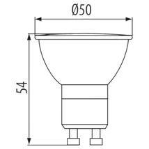 Kanlux LED izzó 2,7W GU10 220lm 3000K MILEDO 31227
