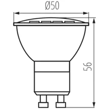 Kanlux LED izzó 6,5W GU10 530lm 3000K TOMIv2 34971