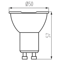 Kanlux LED izzó 6,5W GU10 535lm 2700K IQ-LED 35243