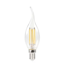 Kanlux LED izzó filament E14 gyertya láng 3,4W 470lm 2700K XLED C35F 39082