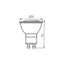 Kanlux LED izzó GU10 2,9W 240lm 4000K TOMIV2 34964