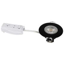 Kanlux LED lámpatest fix 4,8W 420lm 4000K fekete FIZU 38261