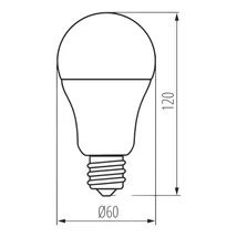 Kanlux RAPID HI v2 LED izzó E27 13W 1520lm 4000K A60 22954