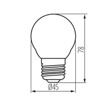 Kanlux XLED G45 E27 6W-NW-M 29633