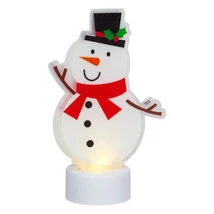 Karácsonyi LED-es dekoráció hóember, elemes 58976B