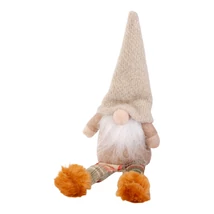 Karácsonyi skandináv manó lábakkal 30 cm 58344