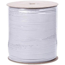 Koax kábel RG6 Tris.305m beltéri fehér