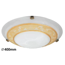 R.3714 Laretta menny. D40 E27 2x60W bronz köröm