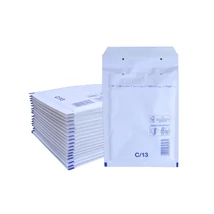 Légpárnás tasak, boríték, fehér, papír C/13 100db/doboz 170x225 mm