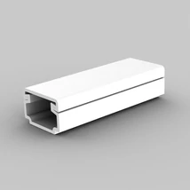 KOPOS KOLIN Műanyag kábelcsatorna 15x10mm tetővel fehér 2m öntapadós 128m/cs LH 15X10 P2