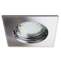 Lite LED 3XGU10 3W fix króm szögletes beépíthető spot Rábalux 1053 (3db/szett)