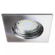 Lite LED 3XGU10 3W fix króm szögletes beépíthető spot Rábalux 1053 (3db/szett)