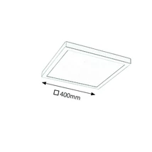 R.2670 Lois menny,ráép.,LED 36W,négyzet,króm