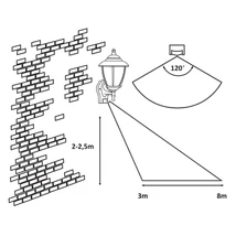 R.7836 Madrid,szenzor,a.arany,E27 1XMAX60W