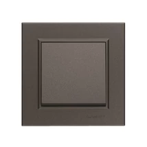 Makel Karea egypólusú kapcsoló (101) kerettel antracit 56050101