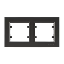 Makel Karea kettes (2-es) keret fehér vízszintes antracit 56050702