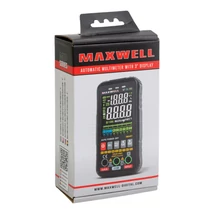 Maxwell automata, színes kijelzős multiméter 25703